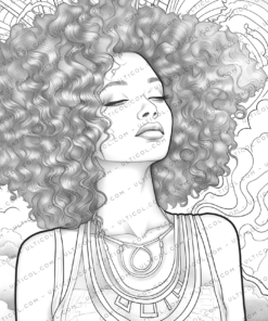 Black Women Coloring Book for Adults