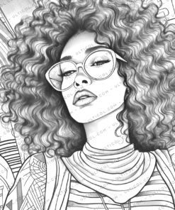 Black Women Coloring Book for Adults