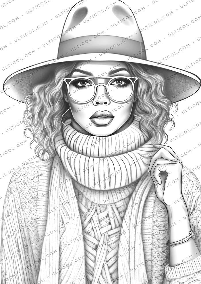 Black Women Coloring Book for Adults