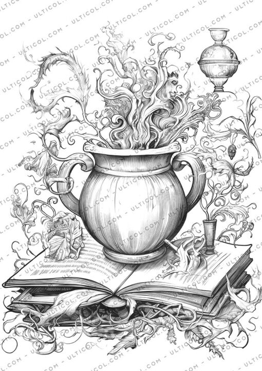 Magic Book Coloring