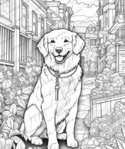Golden Retriever Coloring