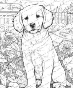 Golden Retriever Coloring