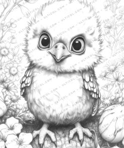 Cute Baby Animals Coloring Pages