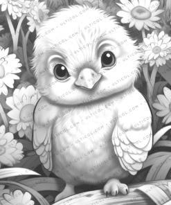 Cute Baby Animals Coloring Pages
