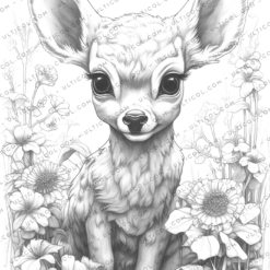 Cute Baby Animals Coloring Pages