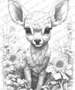 Cute Baby Animals Coloring Pages