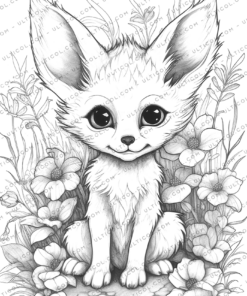 Cute Baby Animals Coloring Pages