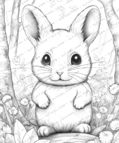 Cute Baby Animals Coloring Pages