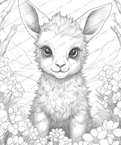 Cute Baby Animals Coloring Pages