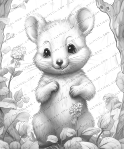 Cute Baby Animals Coloring Pages