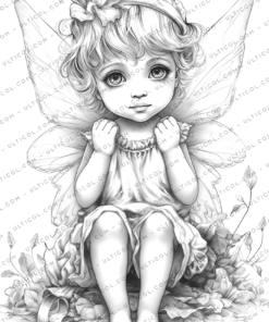 Baby Fairy Coloring Book