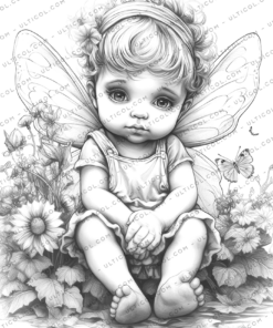 Baby Fairy Coloring Book