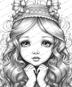 Little Princess Coloring Book for Adults