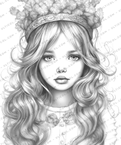 Little Princess Coloring Book for Adults