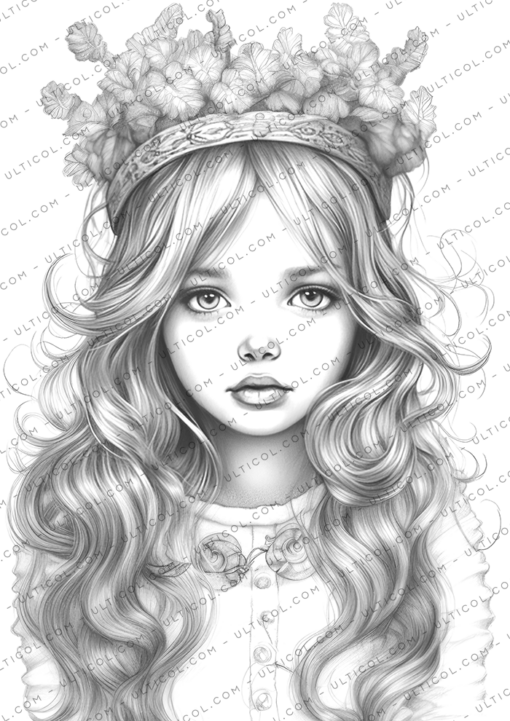 Little Princess Coloring Book for Adults