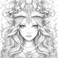Little Princess Coloring Book for Adults