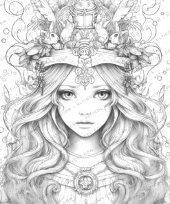 Little Princess Coloring Book for Adults