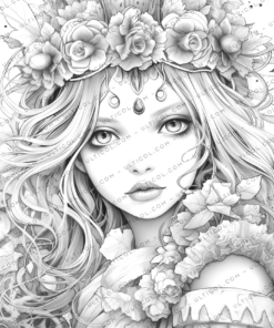 Little Princess Coloring Book for Adults