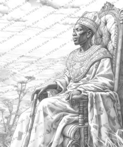 African Kings Coloring