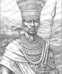 African Kings Coloring