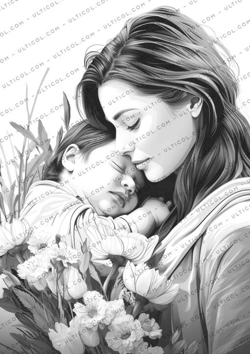 Mothers day Coloring