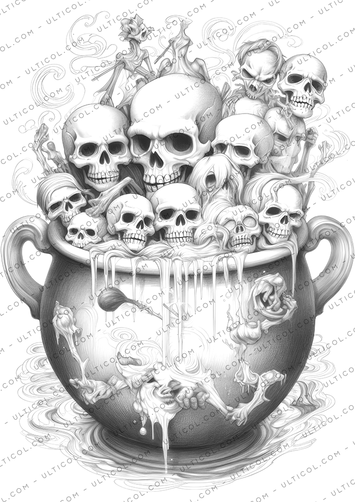 Magic Potion Coloring Pages