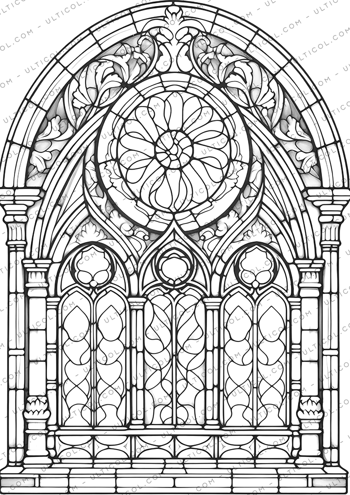 Stained Glass Coloring