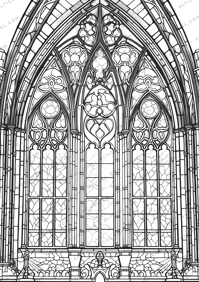 Stained Glass Coloring