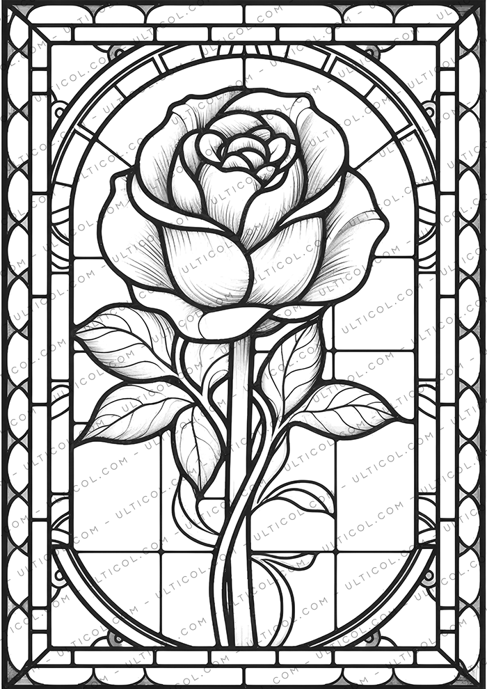 Stained Glass Coloring