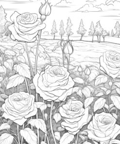 Roses Coloring