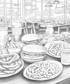 Fast Food Coloring