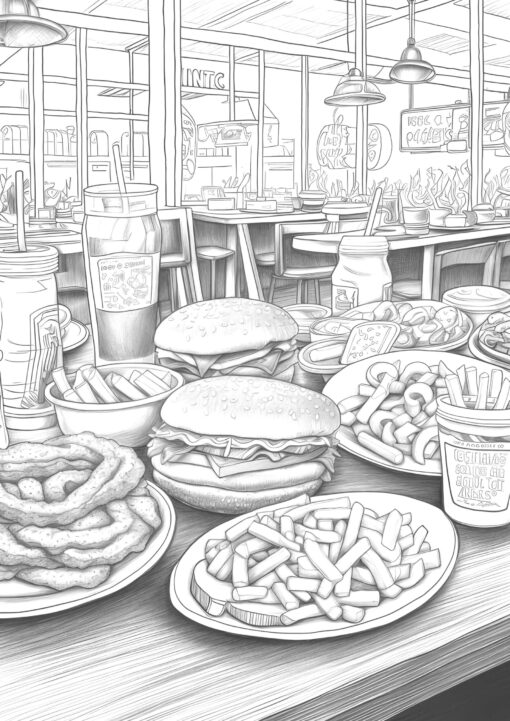 Fast Food Coloring