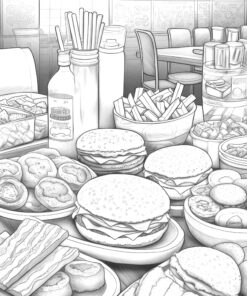 Fast Food Coloring