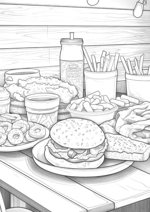 Fast Food Coloring