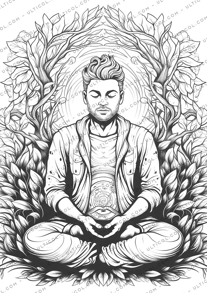 Meditation Coloring