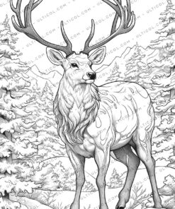 Reindeer Coloring