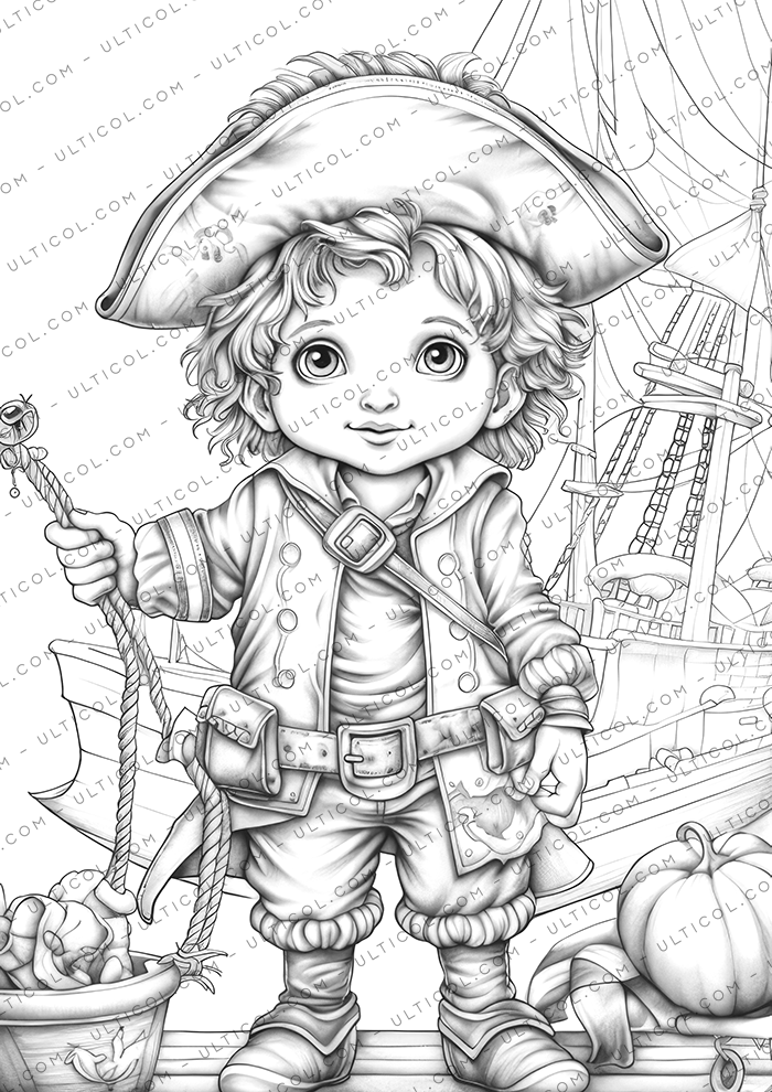 Little Pirate Coloring Pages