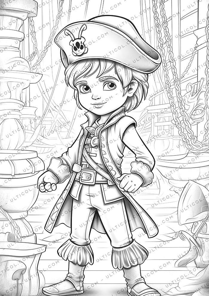 Little Pirate Coloring Pages