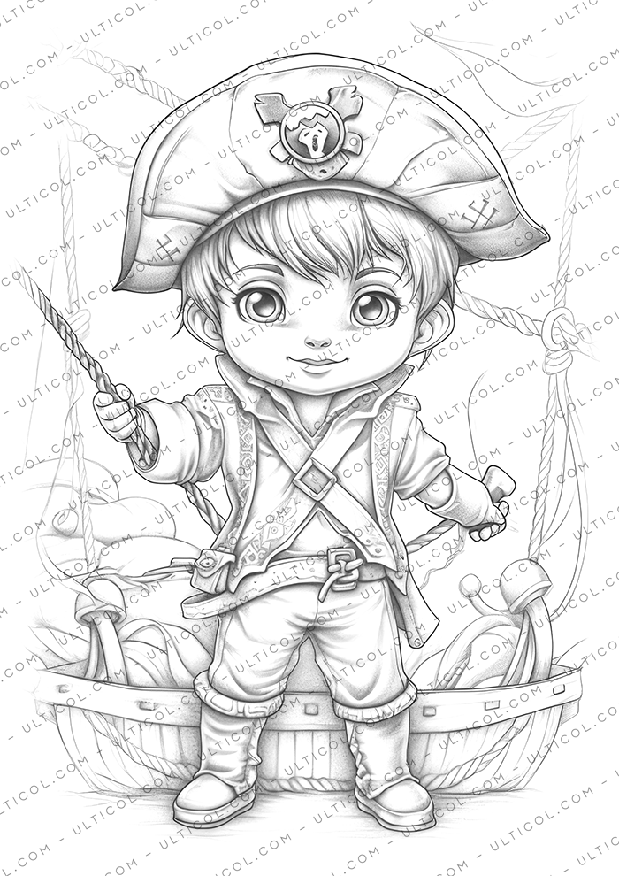 Little Pirate Coloring Pages