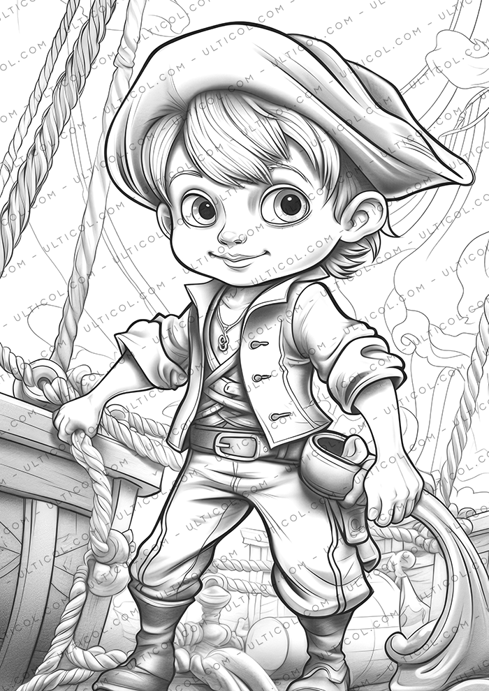 Little Pirate Coloring Pages