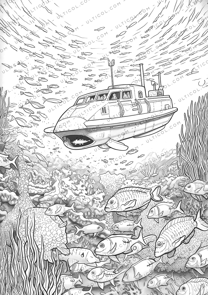 Submarine Coloring
