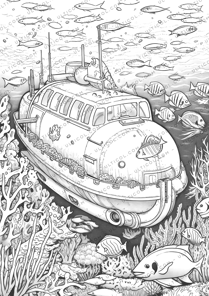 Submarine Coloring