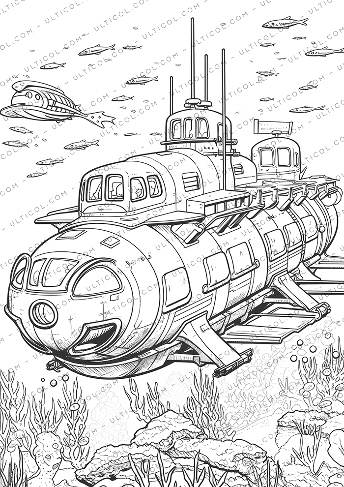 Submarine Coloring