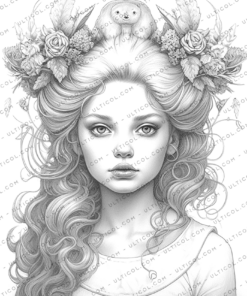 Women of the Zodiac Signs Coloring Book