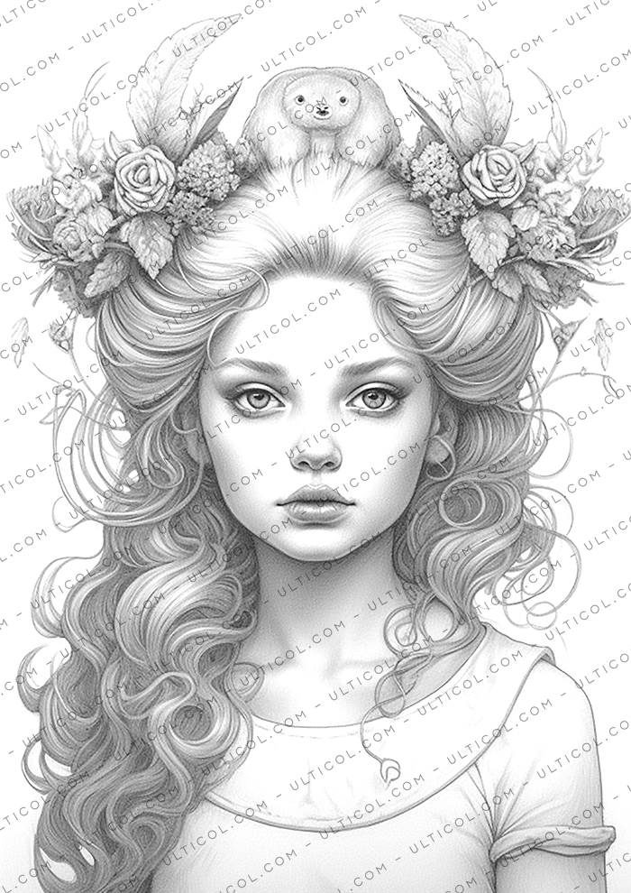 Women of the Zodiac Signs Coloring Book