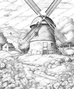 Windmill Coloring