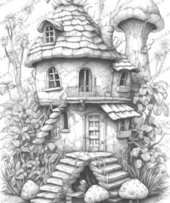 Pineapple Houses Coloring