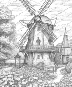 Windmill Coloring