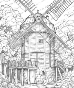 Windmill Coloring