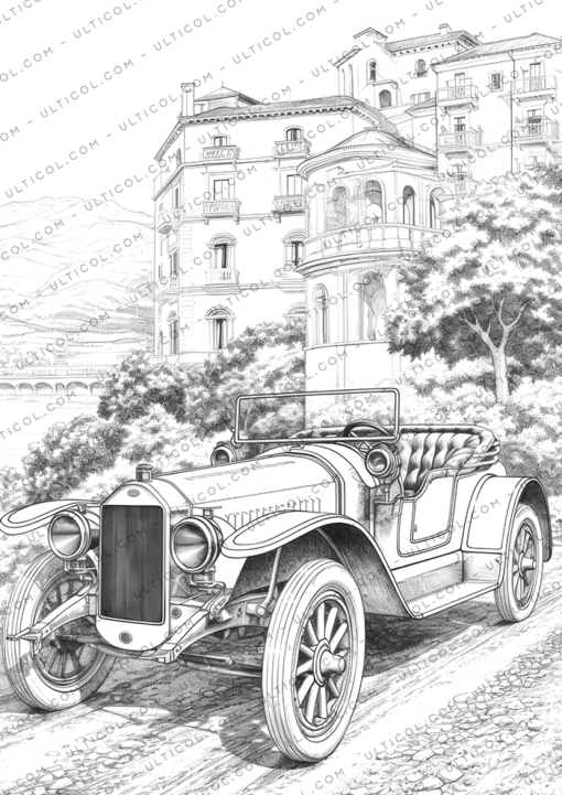 Classic Cars Coloring Pages For Adults A Coloring Book For Vintage Car Classic Cars Coloring Pages For Adults A Coloring Book For Vintage Car